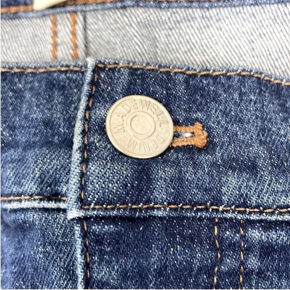Madewell Stretch Jean/Denim Step Hem Straight Mini Skirt. Size 30. - Picture 6 of 15
